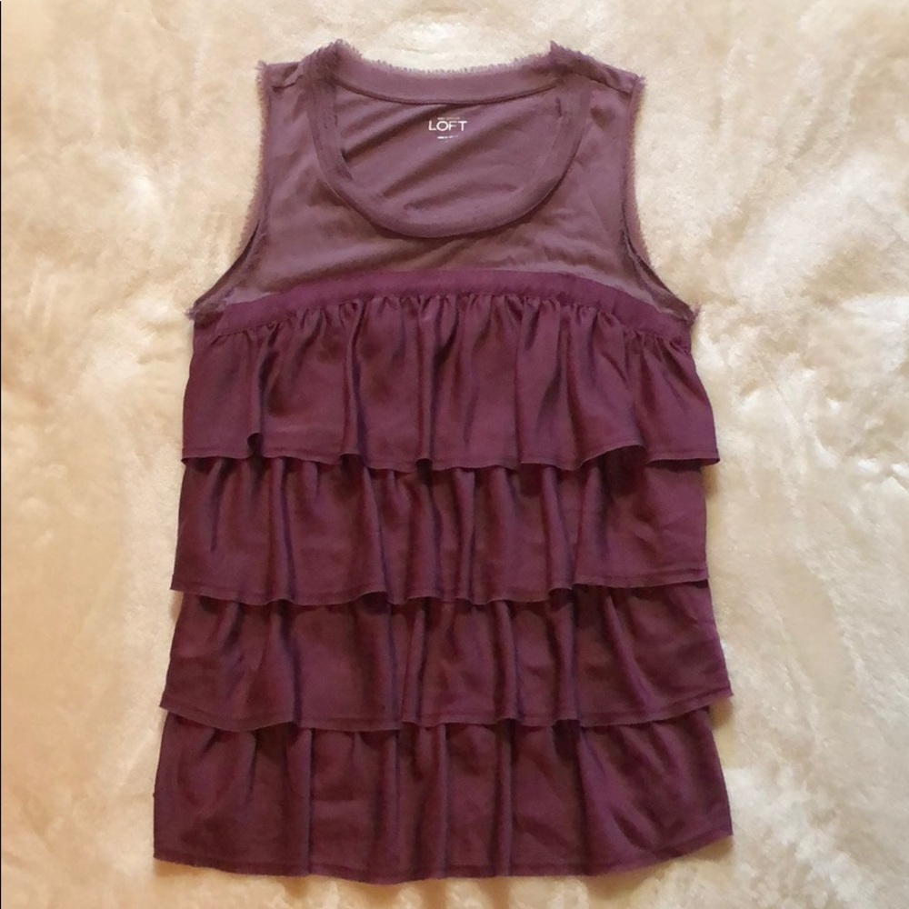 LOFT Ruffled Top
